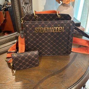 Steve madden Bevelyn multicolored satchel with wallet